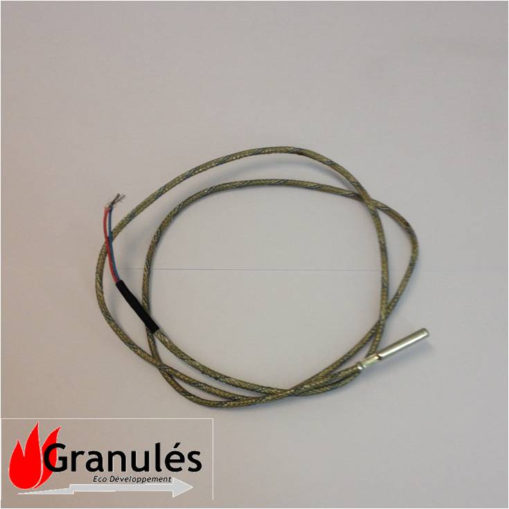 Thermomètre à Sonde AFRISIO Pour Fumoir - Plage 0°C à 500°C - Cadran 80mm, Sonde 15cm - Neuf