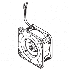 CMG - Ventilateur centrifuge avec câblage